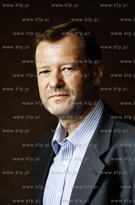 Sopot. Hotel Europa. Konferencja prasowa Cezarego Jakubowskiego...