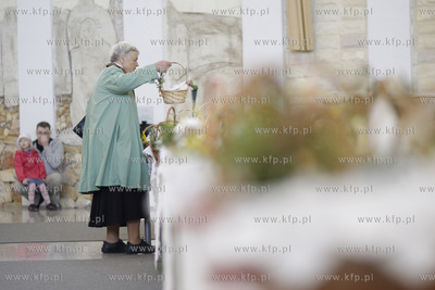 Swiecenie pokarmow w kosciele sw. Kazimierza w Gdansku...