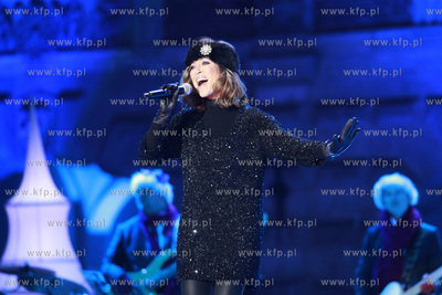 Gdansk. Dlugi Targ. Koncert Cała Polska śpiewa kolędy...