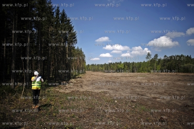 Trasa przyszlej Pomorskiej Kolei Metropolitalnej. Nz....