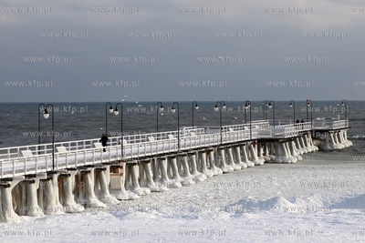 Molo w Gdyni Orlowie.
27.01.2014
fot. Krzysztof Mystkowski...