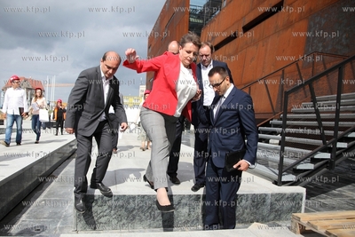 Gdansk. Wizyta Pani Minister Kultury i Dziedzictwa...