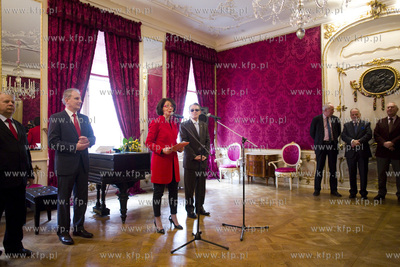 Gdańsk. Dom Uphagena. Spotkanie noworoczne Korpusu...