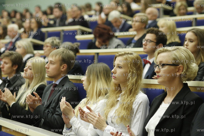 Aula wydziału Prawa i Administracji Uniwersytetu Gdańskiego....