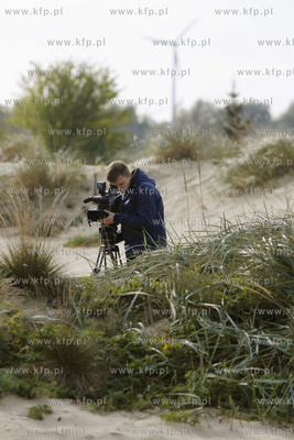 Uroczystośc otwarcia sztucznej wydmy na terenie Stacji...