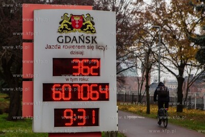 Gdańsk, ul. 3 Maja / ul. Hucisko.  Punkt pomiaru ruchu...