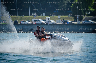 Gdynia. Przejazdzka na skuterze wodnym. 09.07.2011...