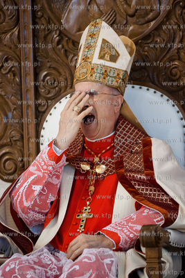 Gdansk. Kosciol p.w. Opatrznosci Bozej. Wizyta watykanskiego...