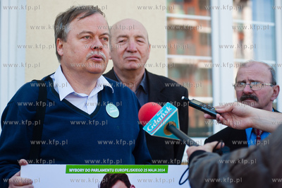 Gdansk. Zajezdnia Tramwajowa ZKM. Konferencja prasowa...