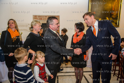 Gdansk. Wielka Sala Wety Ratusza Glownego Miasta. Obchody...