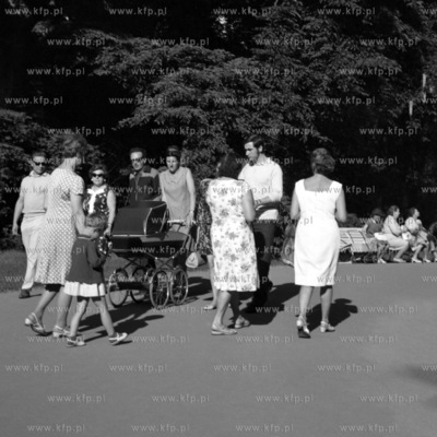 Spacer w parku w Gdańsku Oliwie.
1960
0006719z
Fot....