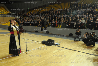 Otwarcie nowoczesnej hali widowiskowo - sportowej w...