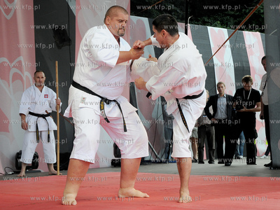 III Ogolnopolski Zlot Fanow M jak Milosc. Pokaz karate...