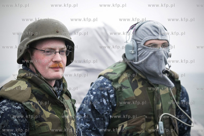 Zatoka Gdanska. Okret Marynarki Wojennej USA, USS RAMAGE...