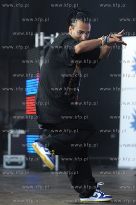 Gdansk. Plac Zebran Ludowych. Festiwal MTV Gdansk Dzwiga...