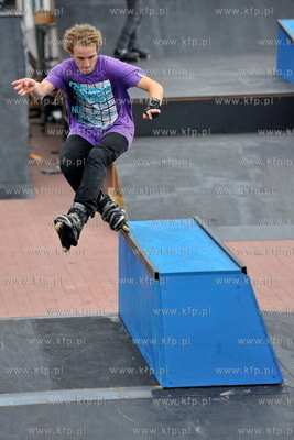 Gdansk. Plac Zebran Ludowych. Festiwal Sportow Ekstremalnych...