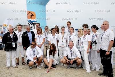 BCT Gdynia Maraton 2012. Nz. Organizatorzy imprezy...