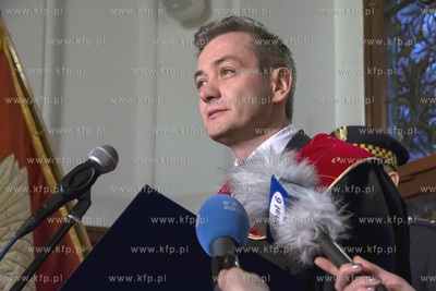 Zaprzysiezenie Roberta Biedronia na prezydenta Slupska.
06.12.2014
Fot....