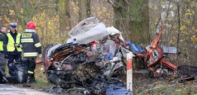 Wypadek na drodze wojewódzkiej 240 Chojnice - Świecie...
