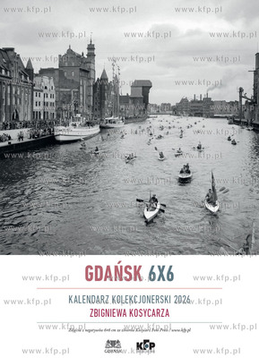 Kalendarz kolekcjonerski Gdańsk 6x6 ze zdjęciami...