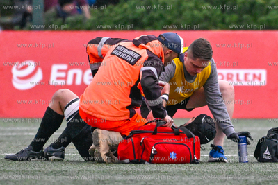 Sopot. Stadion Ogniwo Sopot. Ekstraliga rugby. Energa...