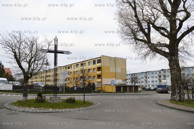 Półwysep helski. Hel. Rondo przy ul. Wiejskiej.19.01.2020...