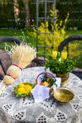 Dobrzewino. Wielkanoc 2020. Z powodu panującej pandemii...