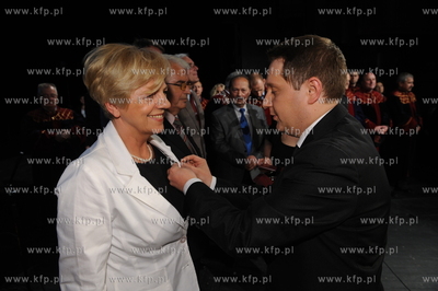 20 lat gdanskiej samorzadnosci. Uroczystosc w Teatrze...