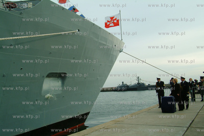 Chrzest fregaty rakietowej ORP "Gen. T. Kosciuszko"....
