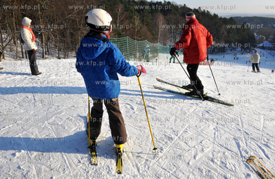 Stok narciarski i saneczkowy na Lysej Gorze w Sopocie....