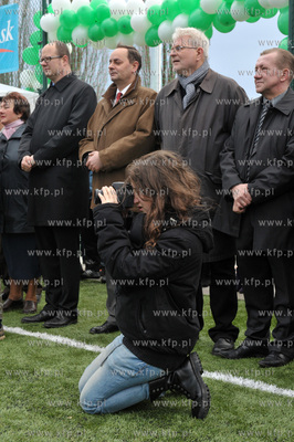 Gdansk, Suchanino. Otwarcie zespolu boisk w Gimnazjum...