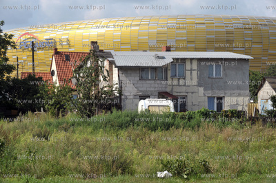 Gdansk Letnica okolice stadionu PGE Arena. Widok na...