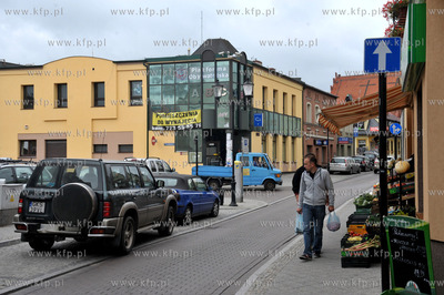 Koscierzyna na Kaszubach. Ul. Swietojanska. 19.07.2013...