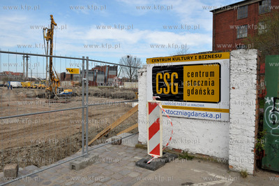 Gdansk. Okolice ul. Walowej i miejsce budowy czterech...