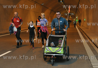 Dzien otwarty tunelu pod Martwa Wisla w Gdansku. To...