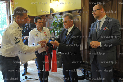 Przewodniczący Rady Miasta Gdańska Bogdan Oleszek...