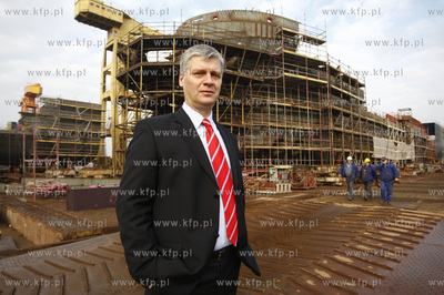 Jaroslaw Flont, Prezes Stoczni Remontowa.
05.03.2009
fot....