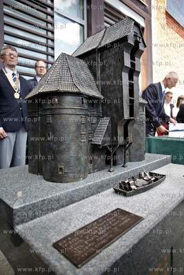 Odsloniecie makiety Zurawia Gdanskiego w ramach projektu...