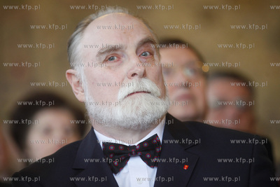 Gdansk. Ratusz Glownomiejski. Uroczystosc wreczenia...