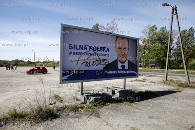 Billboard wyborczy Patformy Obywatelskiej przy ul....