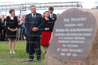 Sadzenie Debu Wolnosci w 25 rocznice Porozumien Sierpniowych...