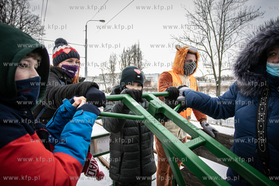 Gdański Finał 29. WOŚP. Przejazd drezyną na odcinku...