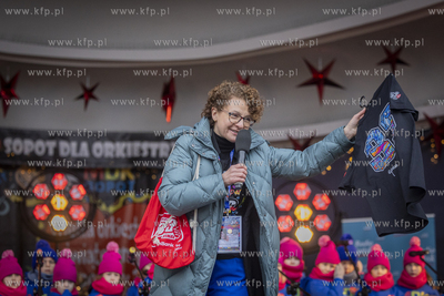 Finał wielkiej Orkiestry Świątecznej Pomocy w Sopocie....