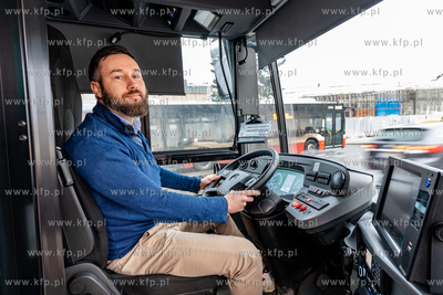 Kierowca GAiT Przemysław Kloc, który odnalazł i...