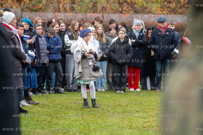 Wojskowy Cmentarz Francuski w Gdańsku. Uroczystości...