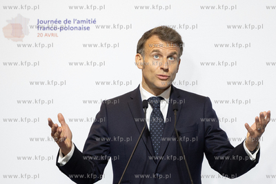 ECS. Wizyta Prezydenta Republiki Francuskiej Emmanuela...