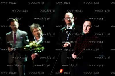 Gdansk. Teatr Wybrzeze. Uroczystosc wreczenia nagrod...