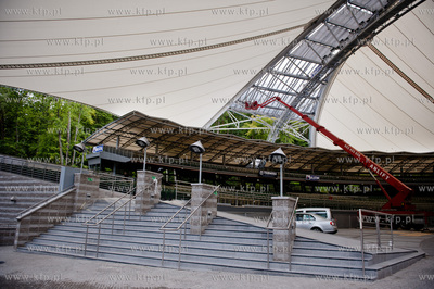 Sopot. Opera lesna na tydzien przed oficjalnym otwarciem....