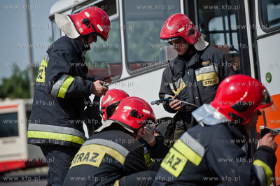 Gdansk. Teren bazy autobusowej ZKM przy ul. Hallera....