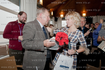Gdynia. Restauracja F.Minga. Spotkanie z Jerzym Stuhrem...